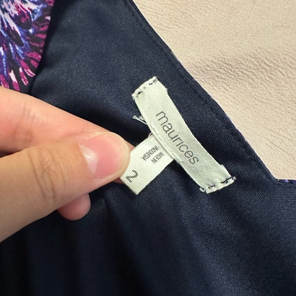 Maurices Black Floral Maxi Dress - Picture 2 of 8